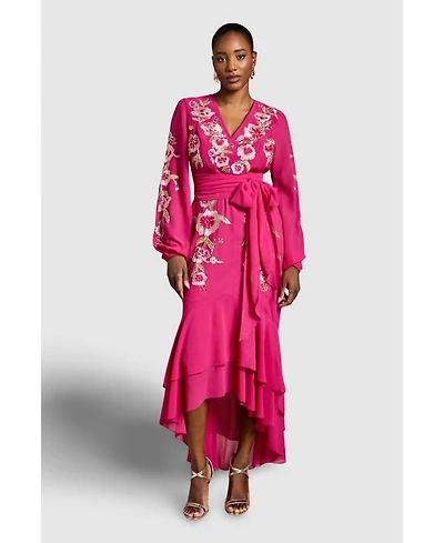 Coast Women's Embellished High Low Maxi Dress