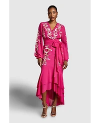 Coast Women's Embellished High Low Maxi Dress