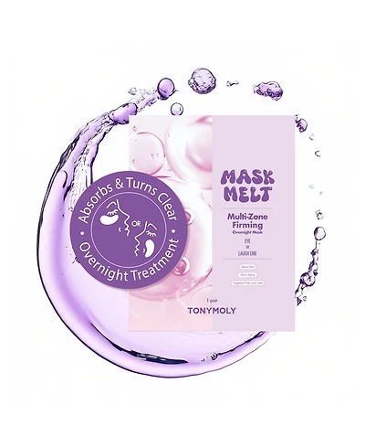 Tonymoly Mask Melt Multi-Zone Eye + Laugh Line Overnight Mask, 0.08 oz.
