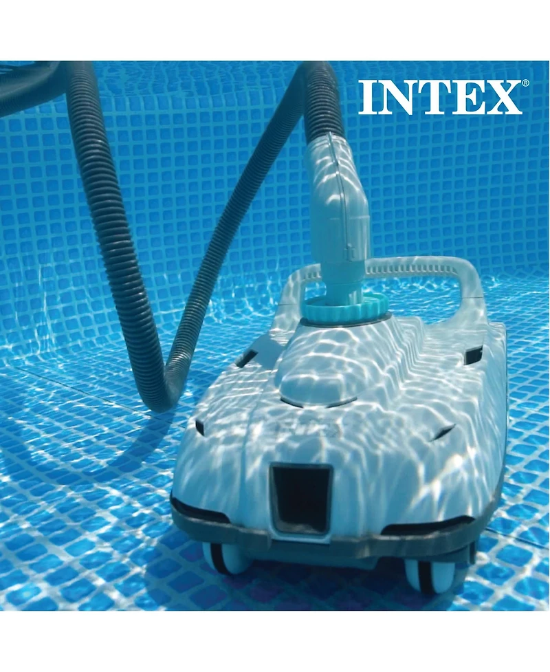 Intex ZX100 Automatic Pressure Side Swimming Pool Cleaner w/Hose & Converter