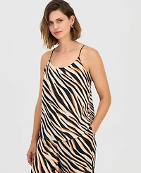 Bar Iii Women's Animal-Print Satin Camisole, Macy's Exclusive