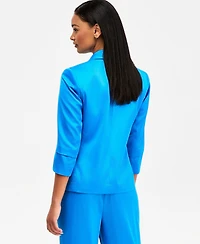 Bar Iii Women's Satin Open-Front Jacket, Macy's Exclusive