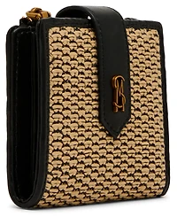 Steve Madden Bjem-s Raffia Bifold Mini Cardcase