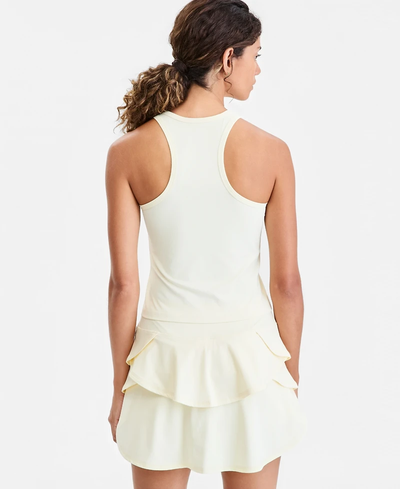 Id Ideology Women's Ribbed High-Neck Tank Top, Macy's Exclusive