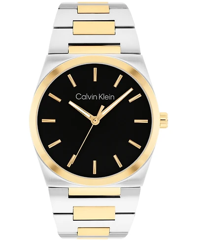 Calvin Klein Men's Ck Empower Two Tone Stainless Steel Bracelet Watch, 40mm