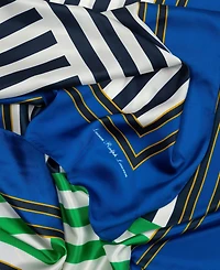 Lauren Ralph Lauren Blocked Stripe Large Square Scarf