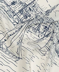 Lauren Ralph Conversational Small Square Scraf