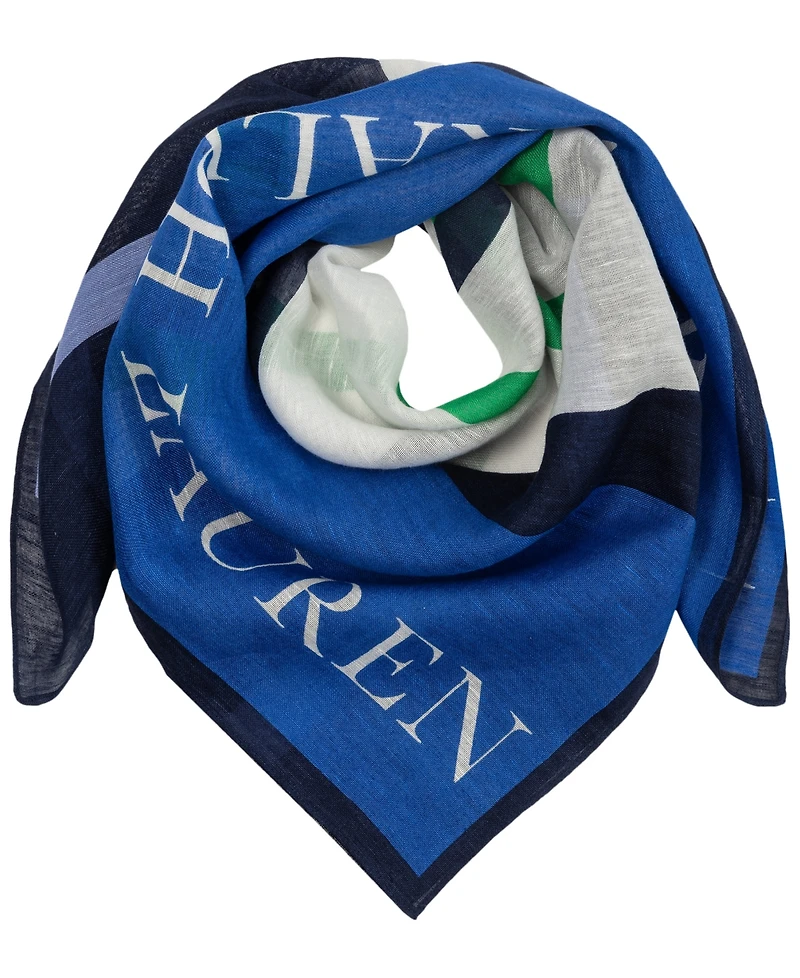 Lauren Ralph Lauren Stripe Square Scraf