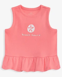 First Impressions Baby Girls' 3M-24M Mix & Match Sand Dollar Peplum Top, Macy's Exclusive