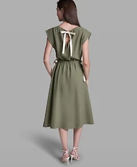 Bcbg Women's Sleeveless Midi Dress