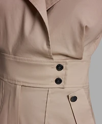 Bcbg Women's Sleeveless Mini Romper Dress