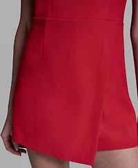 Bcbg Women's Sleeveless Mini Romper Dress