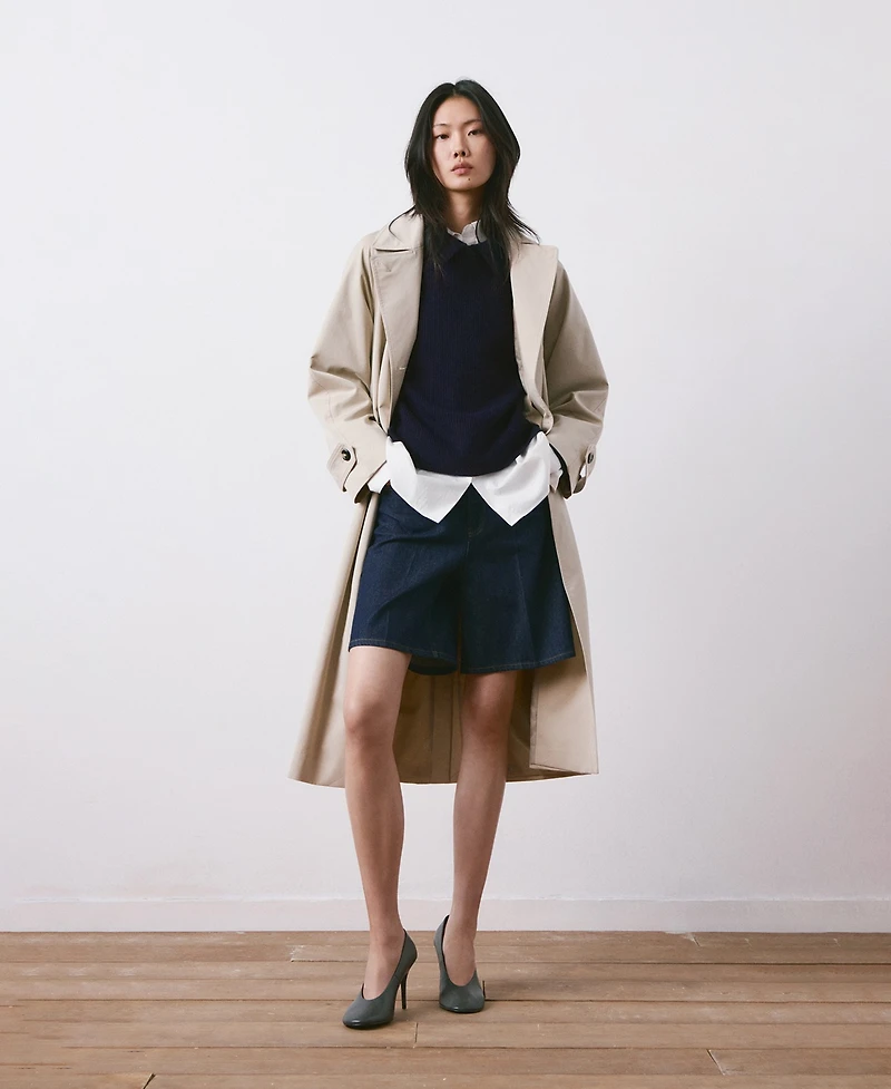 Mango Women's Knitted Polo-Neck Sweater