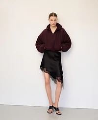Mango Women's Oversized Hooded Jacket