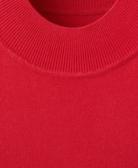 Mango Women's Perkins-Neck Knitted Dress