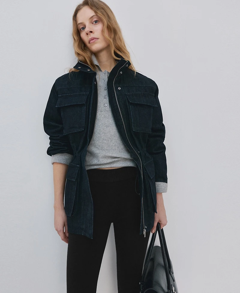 Mango Women's Knit Capri Pants