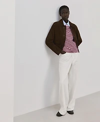 Mango Women's Striped Short-Sleeved T-Shirt