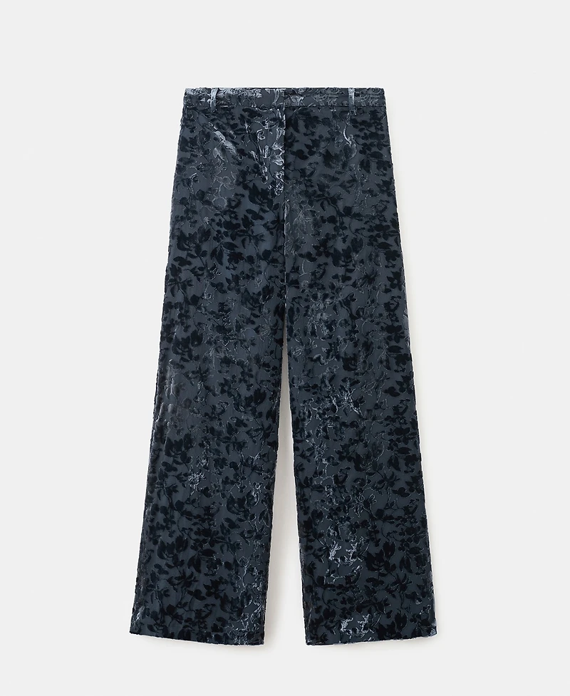 Mango Women's Straight Devore Pants