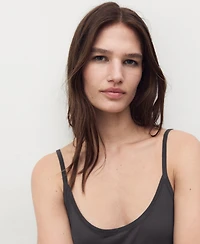 Mango Women's Micro-Modal Straps Nightgown