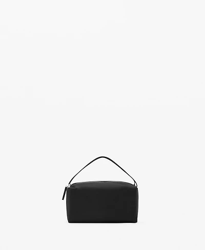 Mango Women's Double Straps Nylon Handbag