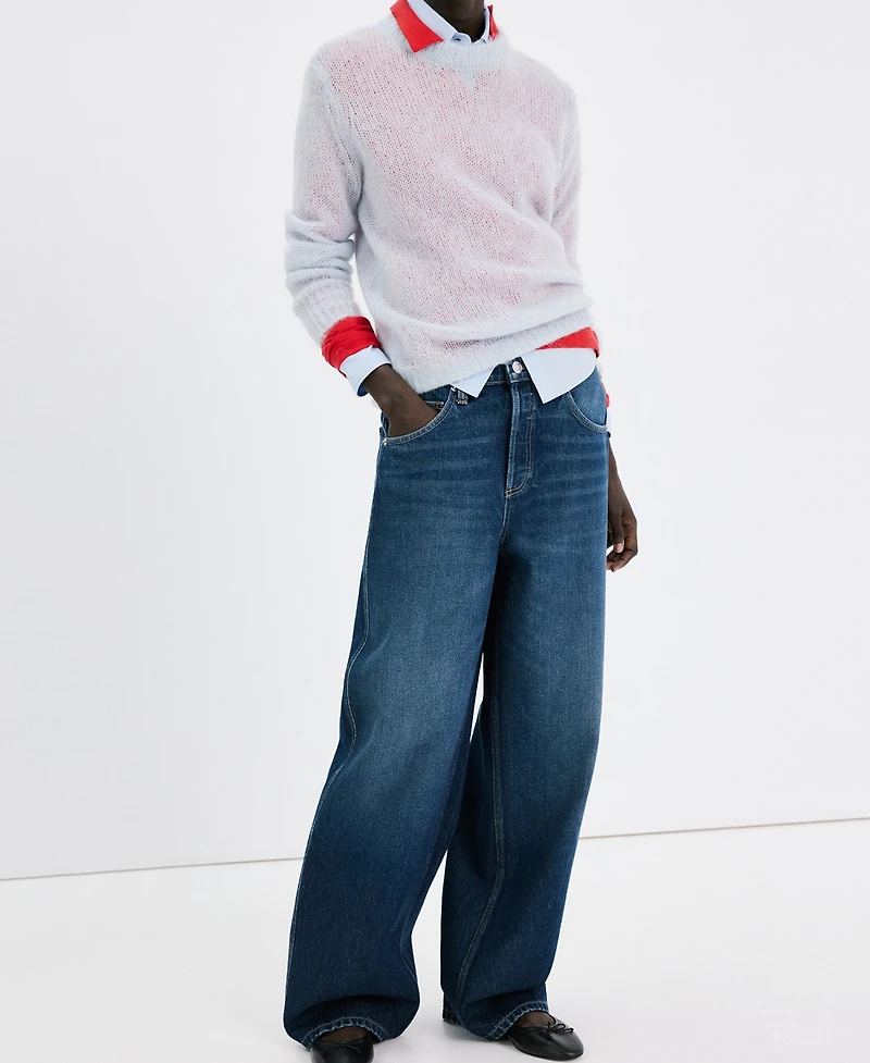 Mango Women's Mid-Rise Balloon Jeans