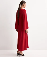 Mango Women's Flared Midi-Dress