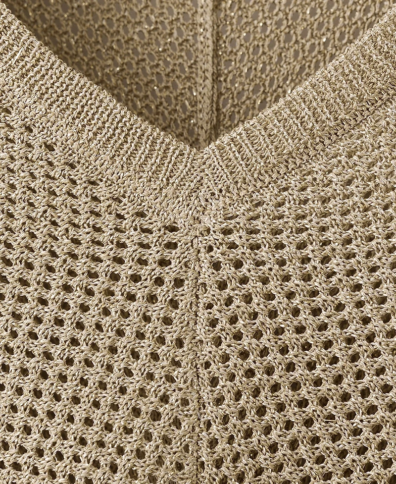 Mango Women's V-Neck Knit Top