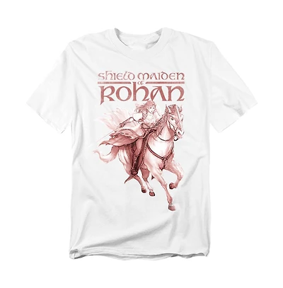 Lord Of The Rings Men's War Rohirrim Maiden Horse Run T-Shirt