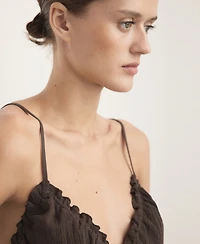 Mango Women's Cotton Fluid Top