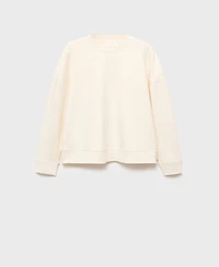 Mango Women's Fluid Cotton Sweatshirt