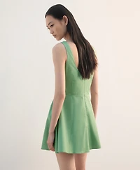 Mango Women's Flared Cotton Dress