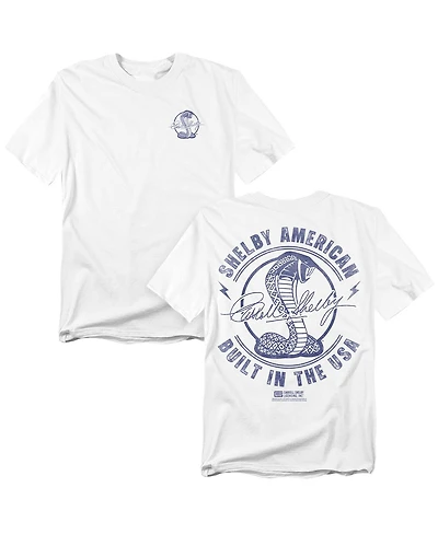 Mustang Men's Shelby American Usa Built Front Back T-Shirt