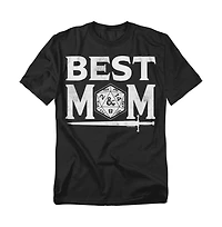 D&D Men's Dungeons Dragons Mother's Day Best Mom D20 Dark T-Shirt