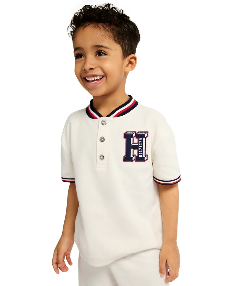 Tommy Hilfiger Boys' 2T-7 Short-Sleeve Polo Shirt and Shorts, 2-Piece Set