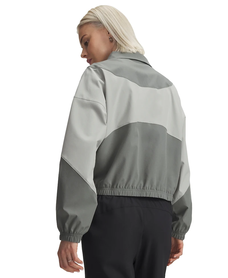 Under Armour Women's Logo Rival Woven Jacket