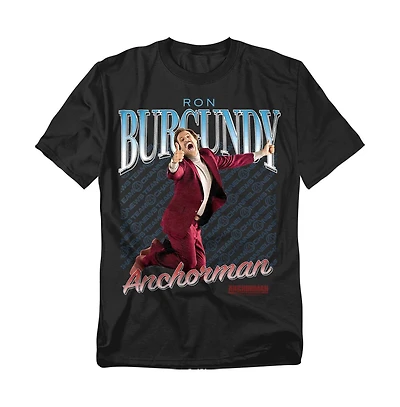 Anchorman Men's The Legend Of Ron Burgundy Homage T-Shirt