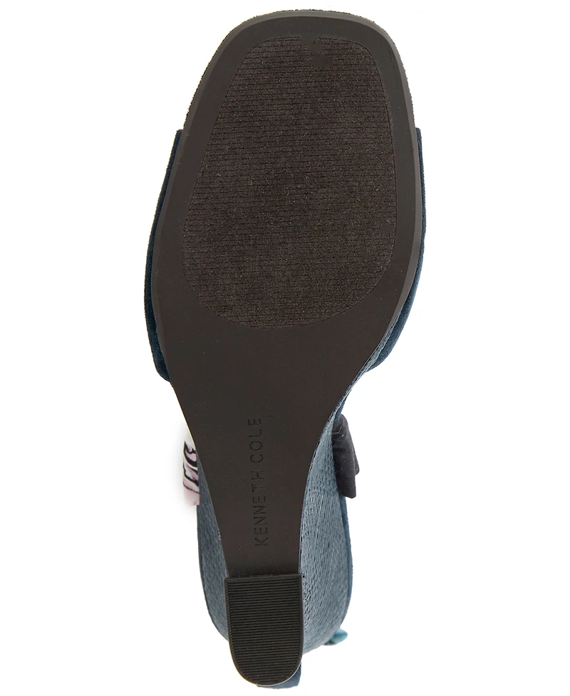 Kenneth Cole New York Women's Fabia Ankle-Wrap Wedge Sandals