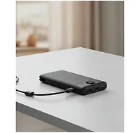 3p Experts All-in-One 10,000mAh Power Bank with Built-in Cables & Wall Plug