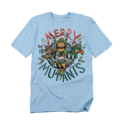 Teenage Mutant Ninja Turtles Men's Merry Mutants Christmas T-Shirt