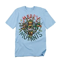 Teenage Mutant Ninja Turtles Men's Merry Mutants Christmas T-Shirt
