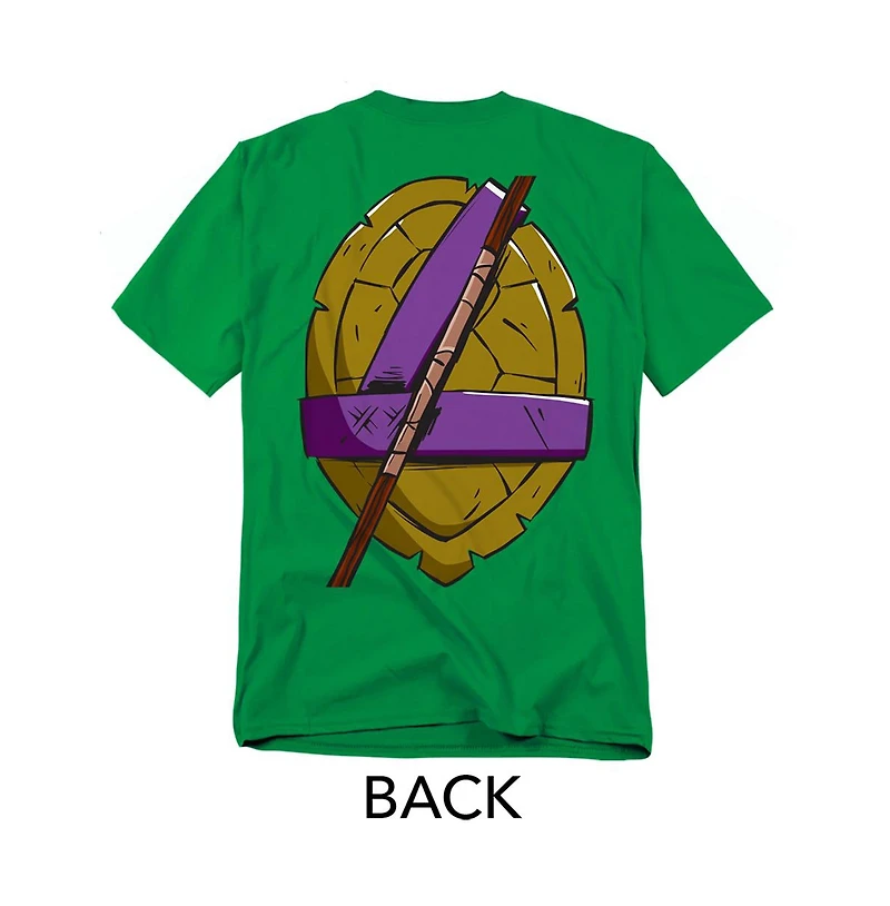 Teenage Mutant Ninja Turtles Big & Tall 2012 Donatello Shell Front Back T-Shirt