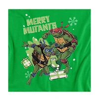Teenage Mutant Ninja Turtles Men's Merry Mutants Christmas T-Shirt