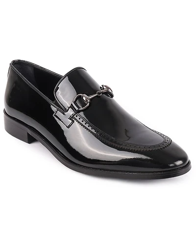 Vellapais Men's Edroy Horsebit Buckle Slip-On Dress Loafers