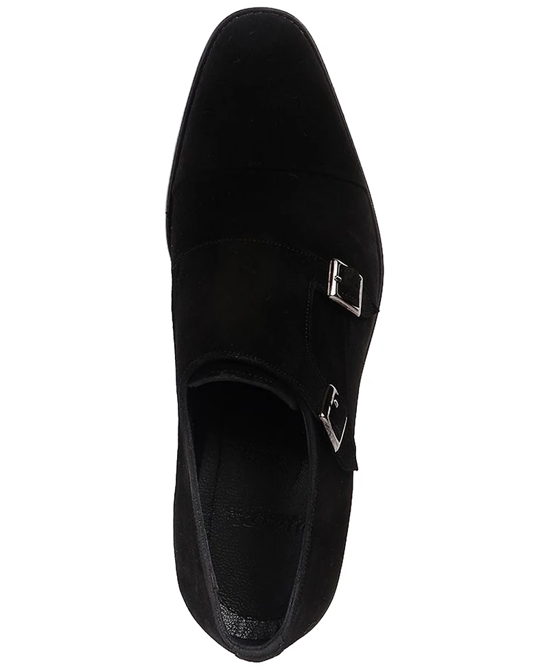 Vellapais Men's Mico Double Monk Slip-On Dress Shoes