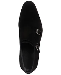 Vellapais Men's Mico Double Monk Slip-On Dress Shoes