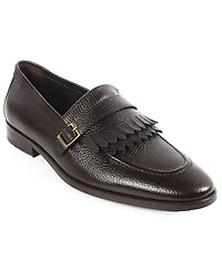 Vellapais Men's Tortoise Monk Strap Slip-On Dress Loafers