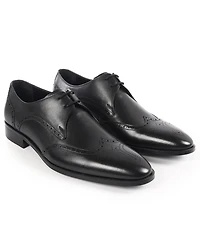 Vellapais Men's Wingtip Lace-Up Dress Shoes