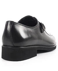Vellapais Men's Monk Strap Slip-On Dress Shoes