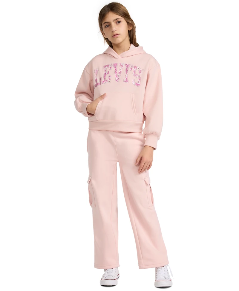 Levi's Big Girls Collegiate Oversized Pullover Hoodie