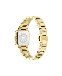 Versace Women's Greca Edge Ip Yellow Gold Bracelet Watch, 30x30mm